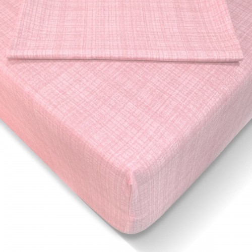 Tek Kişilik Tek Yastıklı Yavruağzı Lastikli Çarşaf 100X200 Cm