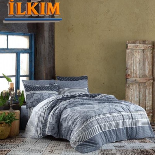 Çift Kişilik Nevresim Takımı | Lastiksiz Çarşaflı | Canlı Tasarım