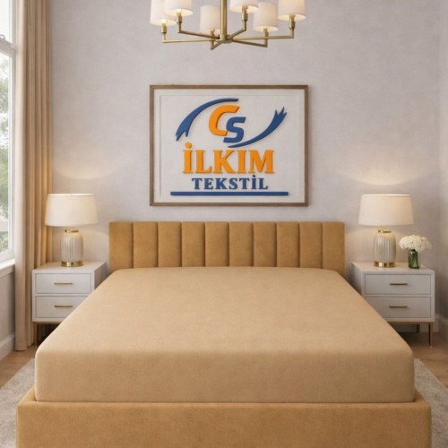 Cs İlkim Lastikli Pamuk Penye Çarşaf 100X200 - Fitted Sheet