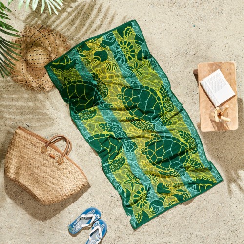 Nice Swimming Turtles Plaj Havlusu 70x150 Cm