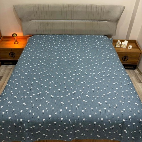 %100 Pamuk Papatya Desen Çift Kişilik Pike 150x240cm (YENİ MODEL)